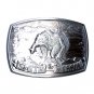 Brown Bear 1982 Smith & Wesson Pewter Vintage Belt Buckle