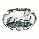 Sage Grouse 3D Oregon Hunters Association 2004 Solid Pewter US Belt Buckle Sage Grouse 3D Oregon Hunters Association 2004 Solid Pewter US Belt Buckle