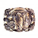 Texas Rangers Award Design Solid Brass Vintage Belt Buckle Texas Rangers Award Design Solid Brass Vintage Belt Buckle