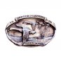 1995 OHA Oregon Hunters Association 3D Solid Pewter US Belt Buckle