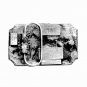 1994 Oregon Hunters Association 3D Solid Pewter US Belt Buckle