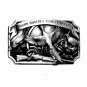 1994 Oregon Hunters Association 3D Solid Pewter US Belt Buckle