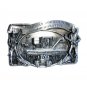 1985 American Agriculture Vintage US Pewter Belt Buckle