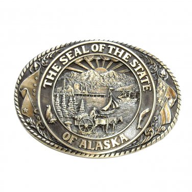 alaska belt buckle