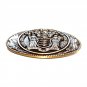 New Jersey First Edition State Seal Tony Lama Solid Brass US Belt Buckle