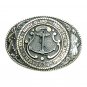 Rhode Island First Edition State Seal Tony Lama Solid Brass US Belt Buckle