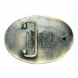 Rhode Island First Edition State Seal Tony Lama Solid Brass US Belt Buckle