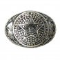 Oklahoma First Edition State Seal Tony Lama Solid Brass US Belt Buckle