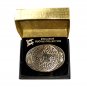 Oklahoma First Edition State Seal Tony Lama Solid Brass US Belt Buckle