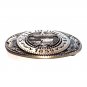 Oregon First Edition State Seal Tony Lama Solid Brass Belt Buckle