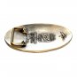 Nebraska Equality Before The Law State Seal Tony Lama Brass US Belt Buckle