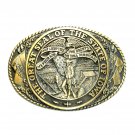 Iowa Territorial State Seal Tony Lama Solid Brass US Belt Buckle Iowa Territorial State Seal Tony Lama Solid Brass US Belt Buckle