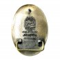 Connecticut Constitution State Seal Tony Lama Solid Brass US Belt Buckle