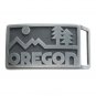 Oregon State Laser Cut Steel US Belt Buckle