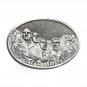 Mt Rushmore South Dakota State Ultra Ent Pewter Belt Buckle