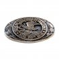Illinois First Edition State Seal Tony Lama Solid Brass US Belt Buckle