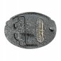 Wyoming Elk High Mesa Solid Bronze Belt Buckle