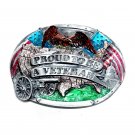 Proud To Be A Veteran Bergamot Color US Belt Buckle Proud To Be A Veteran Bergamot Color US Belt Buckle
