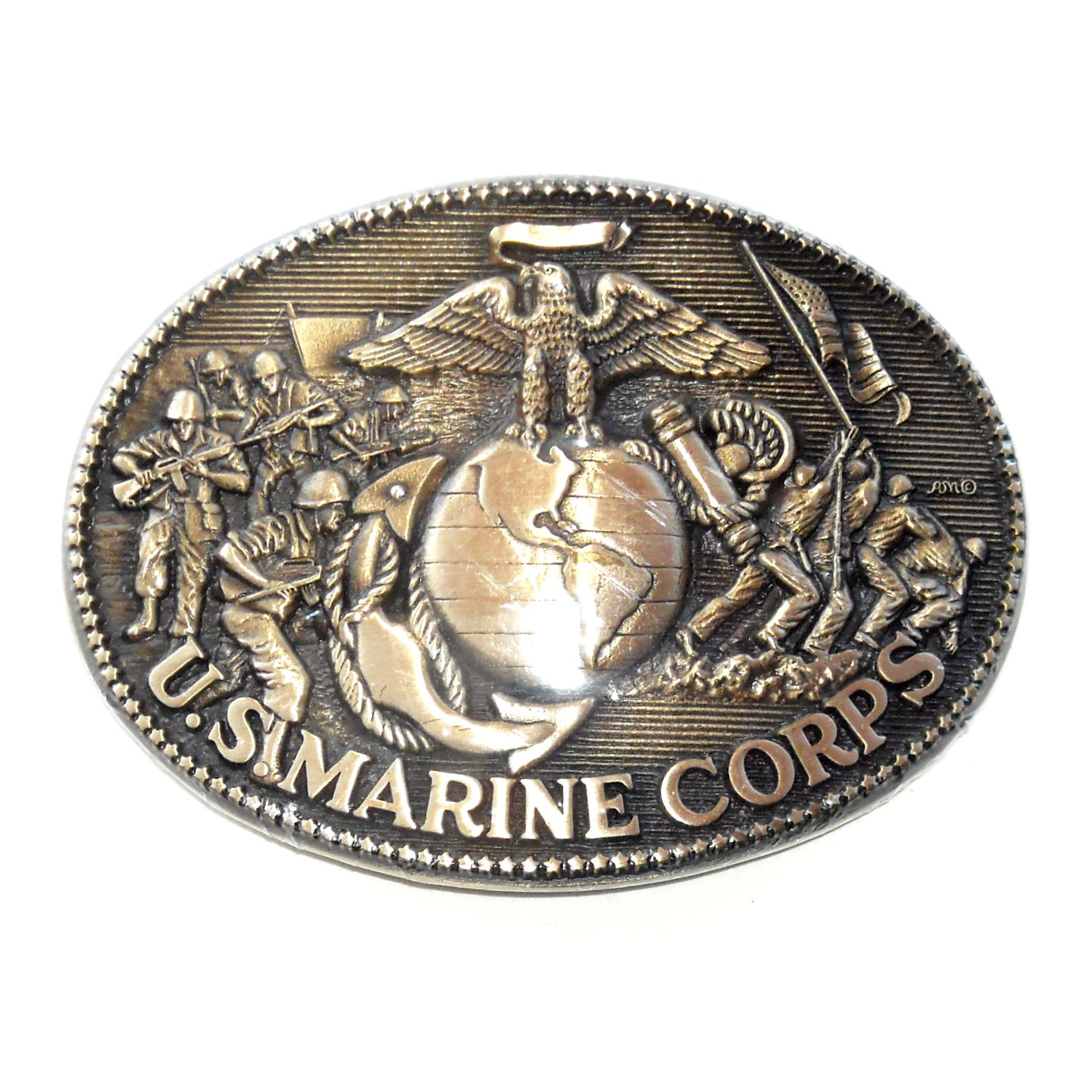 us marine belt buckle