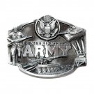 United States Army Seal 3D Vintage Bergamot Pewter US Belt Buckle