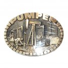 Oil Fields Pumper Roughneck ADM Award Design Solid Brass Belt Buckle