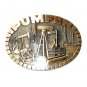 Oil Fields Pumper Roughneck ADM Award Design Solid Brass Belt Buckle