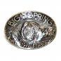 Cotton Field Big Spring Texas Independence County ADM Brass Belt Buckle