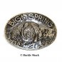 Cotton Field Big Spring Texas Independence County ADM Brass Belt Buckle