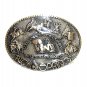 Big Spring Texas Independence County ADM Award Design Brass Belt Buckle