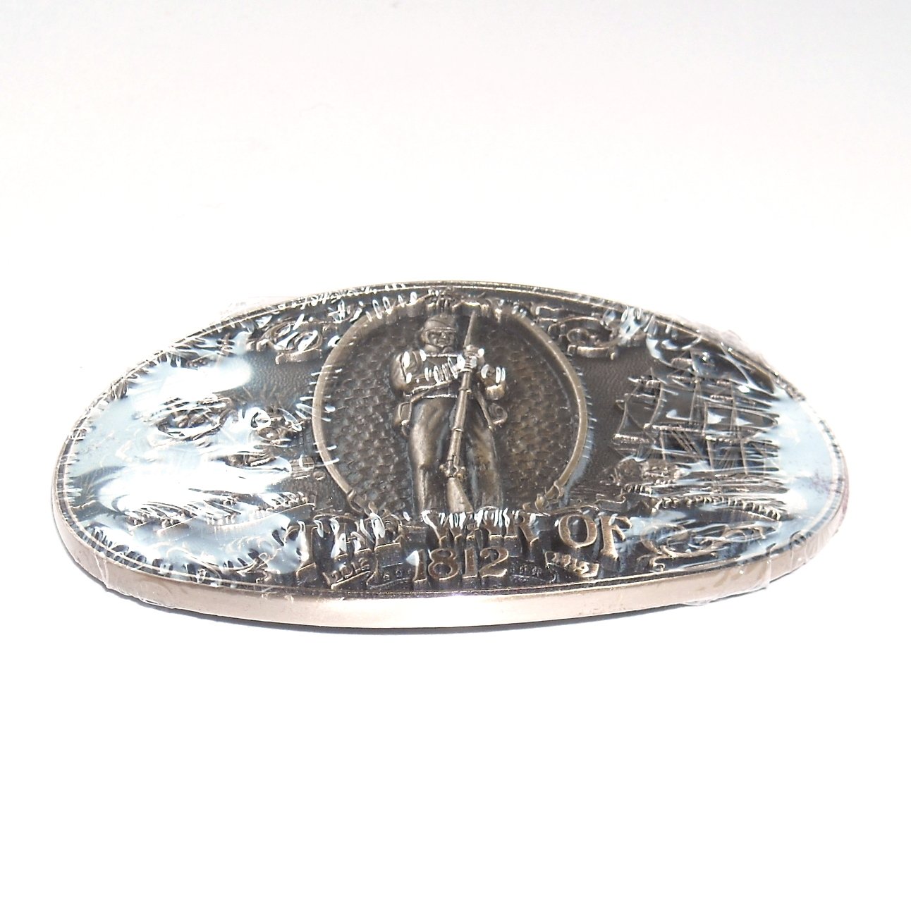 War Of 1812 American Fighting Man ADM Award Design Solid Brass Belt Buckle