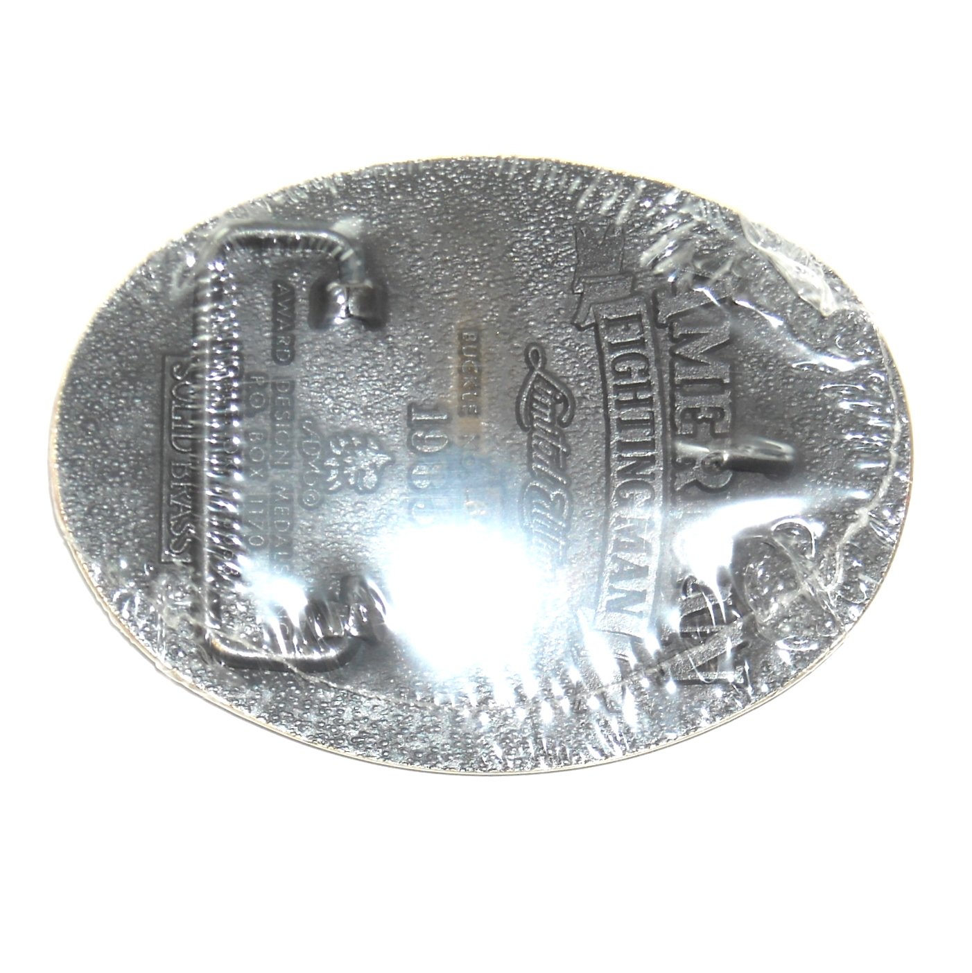 War Of 1812 American Fighting Man ADM Award Design Solid Brass Belt Buckle