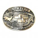 Houston Lighting & Power ADM Award Design Solid Brass Belt Buckle Houston Lighting & Power ADM Award Design Solid Brass Belt Buckle