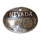 Nevada State Seal ADM Award Design Brass Belt Buckle Nevada State Seal ADM Award Design Brass Belt Buckle
