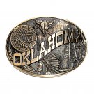 Sooner State Oklahoma ADM Award Design Solid Brass Belt Buckle Sooner State Oklahoma ADM Award Design Solid Brass Belt Buckle
