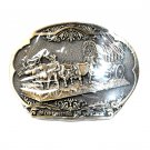 Conquering The Old West ADM Award Design Brass Belt Buckle Conquering The Old West ADM Award Design Brass Belt Buckle