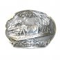 Conquering The Old West ADM Award Design Brass Belt Buckle