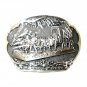 Conquering The Old West ADM Award Design Brass Belt Buckle