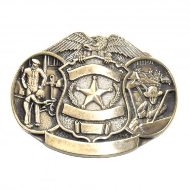 Law enforcement shop belt buckles