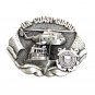 U.S. Coast Guard 3D Bergamot Solid Pewter US Belt Buckle