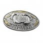 Line Dance Boot Scootin Yellow Color Bergamot US Pewter Belt Buckle