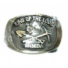 King Of The Lode Wiseda ADM Award Design Solid Brass Belt Buckle