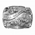 Alva Oklahoma Cherokee Outlet Land Run 1993 Pewter US Belt Buckle Alva Oklahoma Cherokee Outlet Land Run 1993 Pewter US Belt Buckle