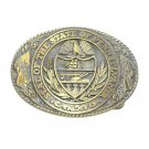 Tony Lama Pennsylvania State Seal Solid Brass US Belt Buckle Tony Lama Pennsylvania State Seal Solid Brass US Belt Buckle