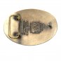 Vermont First Edition State Seal Tony Lama Solid Brass US Belt Buckle