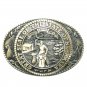 Cornhusker State Nebraska Seal Tony Lama First Edition Solid Brass Belt Buckle