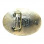 Cornhusker State Nebraska Seal Tony Lama First Edition Solid Brass Belt Buckle