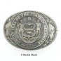 Delaware First State Seal First Edition Tony Lama Solid Brass US Belt Buckle