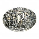 New Jersey Garden State Seal ADM Award Design Solid Brass US Belt Buckle