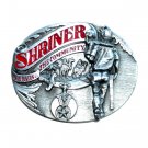 Shriner Serving The Community Siskiyou Bergamot Pewter US Belt Buckle