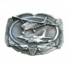 Small Planes Vintage Siskiyou Bergamot Pewter US Belt Buckle Small Planes Vintage Siskiyou Bergamot Pewter US Belt Buckle